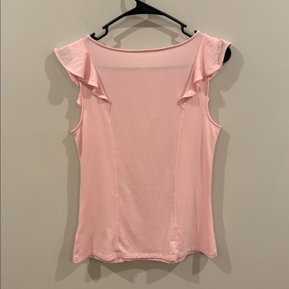 Lilly Pulitzer Pink Ruffled Tank Top - Picture 4 of 4
